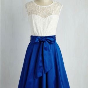 Nuanced Narrator Dress in Navy